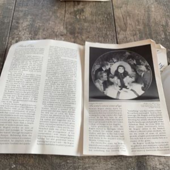 Scarlett and Her Suitors Plate w certificate​ - Picture 7 of 14